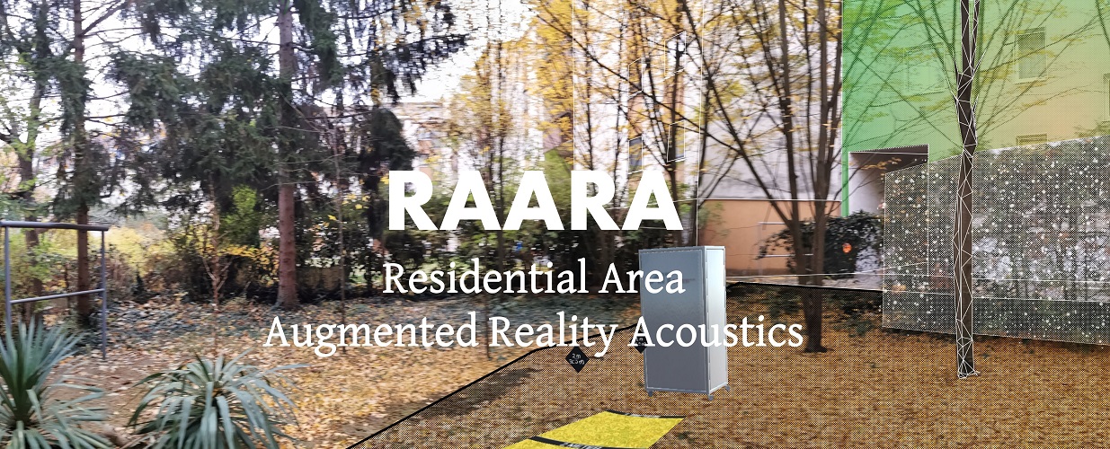 Banner RAARA - Residential Area Augmented Reality Acoustics